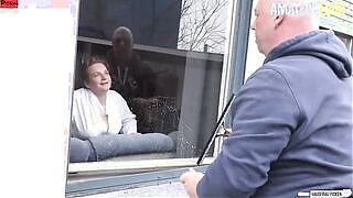 AMATEUREURO - BBW German Lady Offer Her Pussy To Next Door